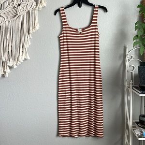 Billabong Striped Midi Dress - L